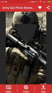 Army Suit Photo Montage screenshot 2