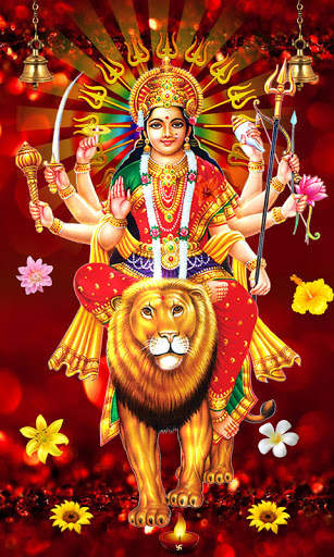 Durga Mata Blessings Live Wallpaper screenshot 13