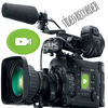 4k video camera icon