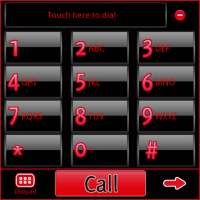 GO Contacts Black &amp; Red Theme icon