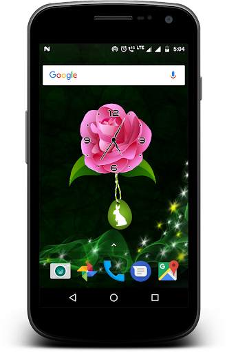 Rose Pendulum Clock Live wallp screenshot 10