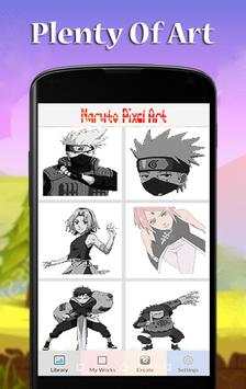 Naruto Color By Number : Pixel Art screenshot 1
