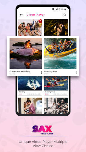 SAX Video Player - All format HD Video Player screenshot 1