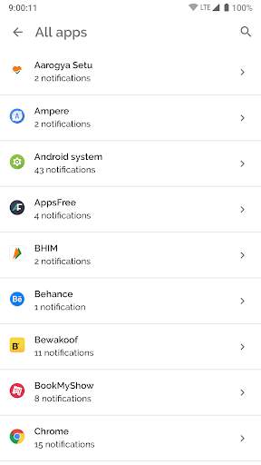 Notification History screenshot 3