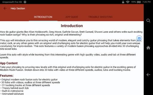 Jazz Rock Guitar Lite screenshot 8