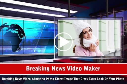 Breaking News Video Maker - News Photo Editor screenshot 1