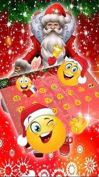3D Christmas Santa Keyboard Theme screenshot 3