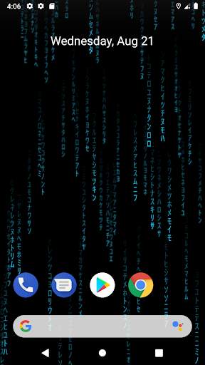 Hacker Live Wallpaper Matrix ☠ screenshot 4