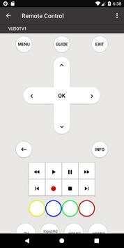 Vizio TV Remote Control screenshot 5