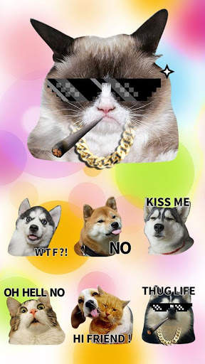 FREE-GOSMS PET FRIENDS STICKER screenshot 2