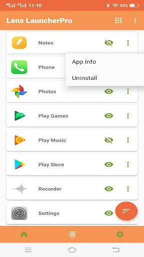 Lens Launcher Pro screenshot 2