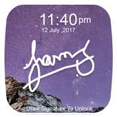 Signature Lock Screen