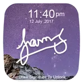 Signature Lock Screen