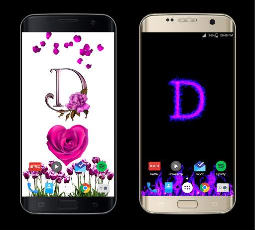 D Letter Wallpaper screenshot 3