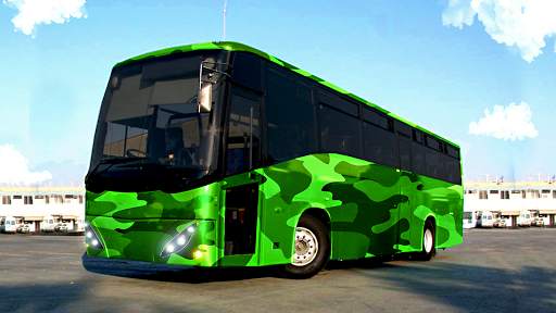 Army Bus Simulator Bus driver Coach bus simulation screenshot 3
