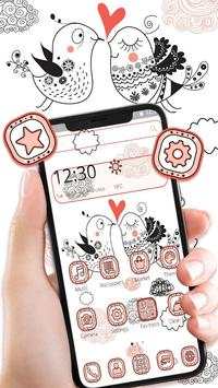 Love Birds Romance Theme screenshot 3