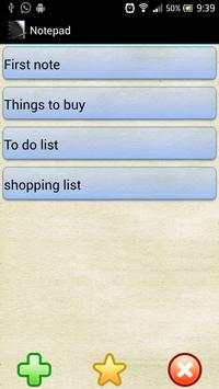Notepad screenshot 1