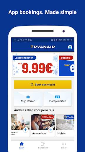 Ryanair - voordeligste tarieven screenshot 1