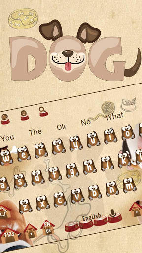 Cute Dog Keyboard screenshot 1