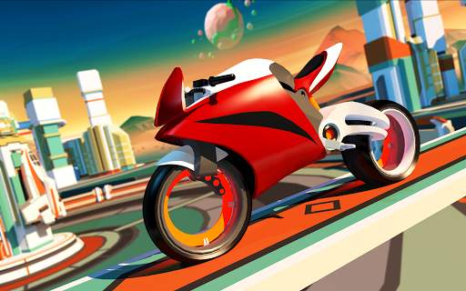 Gravity Rider: Space Bike Race screenshot 10