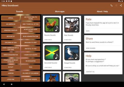 Hillary Clinton Soundboard скриншот 9