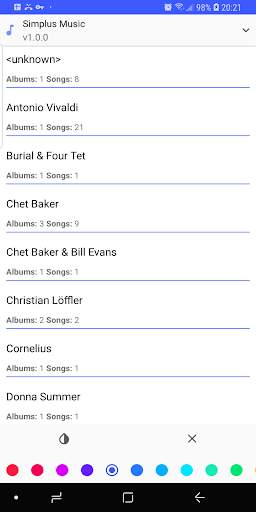 Simple Music Player screenshot 2