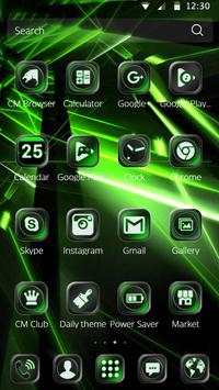Neon Green Theme Tech Launcher screenshot 4