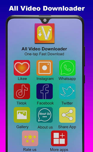 All in one Video Downloader FVD for Facebook screenshot 1