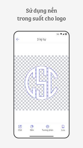 Tạo Chữ Hình Tròn (Trình Tạo Logo Vòng Tròn) screenshot 3