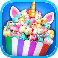 Unicorn Food - Rainbow Popcorn Party logo