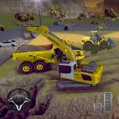 Excavator Crane Driving Simulator - City Building logo