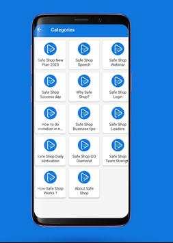 Safe Shop Tube: Motivational Audio & Video screenshot 3