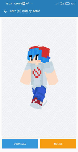 FNF Minecraft Skin PE - Lots Of Skin screenshot 4