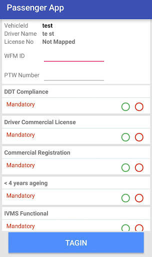 Passenger App 3 تصوير الشاشة