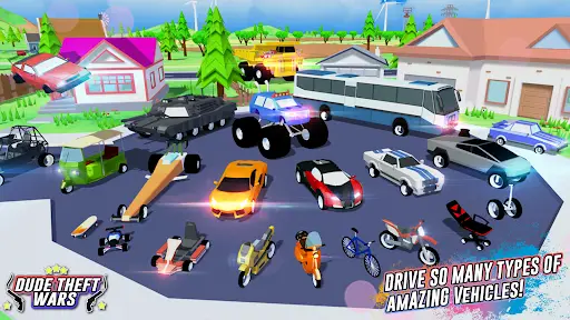 Dude Theft Wars: Offline games screenshot 3