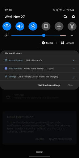TidyPanel (Notifications Blocker & Cleaner) скриншот 7