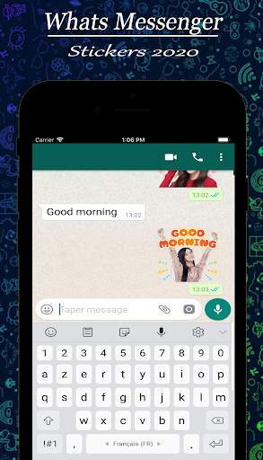 New Whats Messenger Stickers 2020 screenshot 1