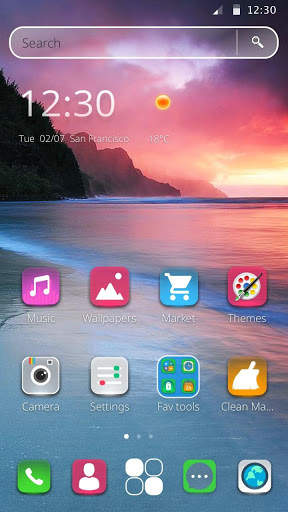 Beach Tropical Theme screenshot 1