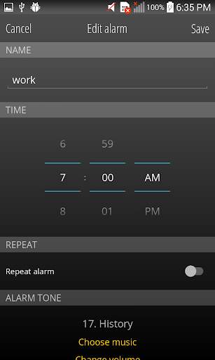 Simple Alarm Clock screenshot 2