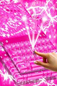 Pink Sparkles Keyboard 2 تصوير الشاشة