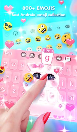 Kitty Love Live Wallpaper & An 3 تصوير الشاشة