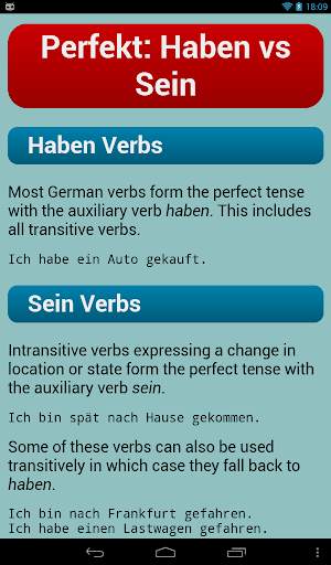 German Verbs screenshot 7