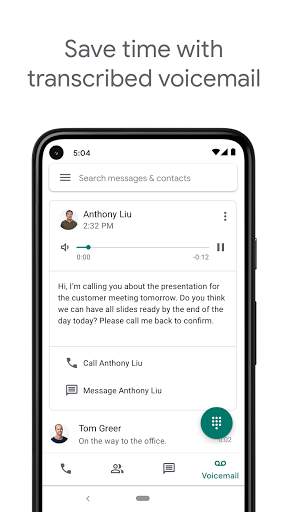 Google Voice 4 تصوير الشاشة
