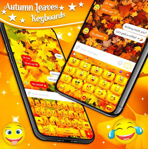 Autumn Leaves Keyboard 🍂 Leaf HD Theme Keyboards screenshot 1