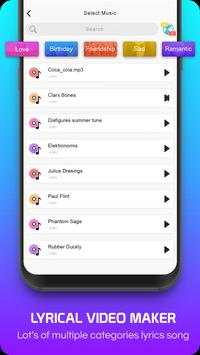 Lyrical Photo Video Maker with Music screenshot 6