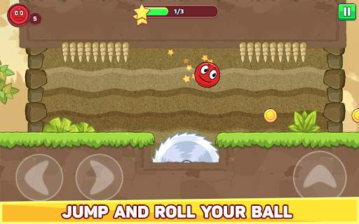 Bounce Ball 5 - Jump Ball Hero Adventure screenshot 18