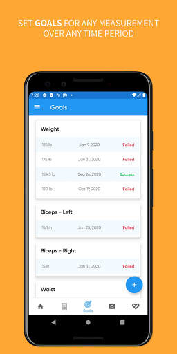 Body Measurement, Body Fat and Weight Loss Tracker screenshot 6