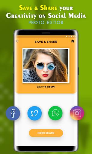 Selfie Photo Editor : Beard, Makeup, Tattoos screenshot 8