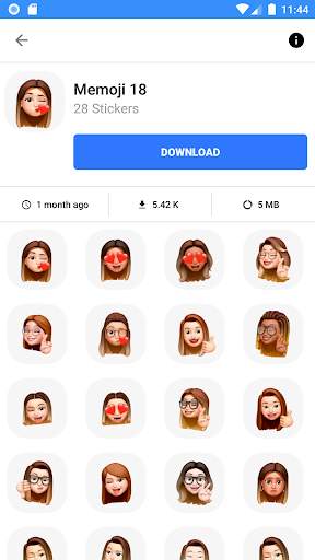 WASticker: Memoji Stickers screenshot 2