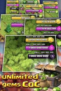 Free Gem for COC  Prank screenshot 4
